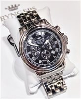 Armbanduhr Pryngeps Herr Chrono in Stahl CR616 - CR616